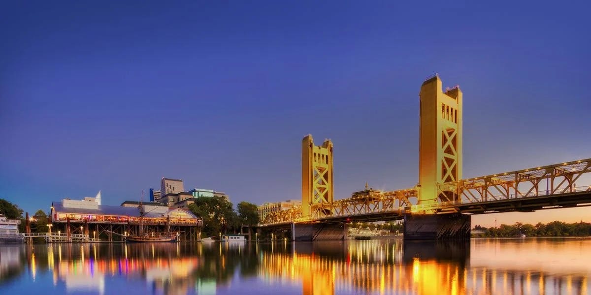 Image of the beautiful city of Sacramento
