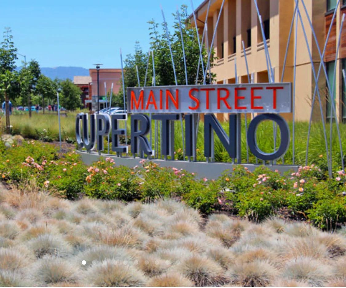 Image of the beautiful city of Cupertino